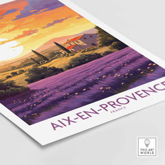 Aix-en-Provence Art Print