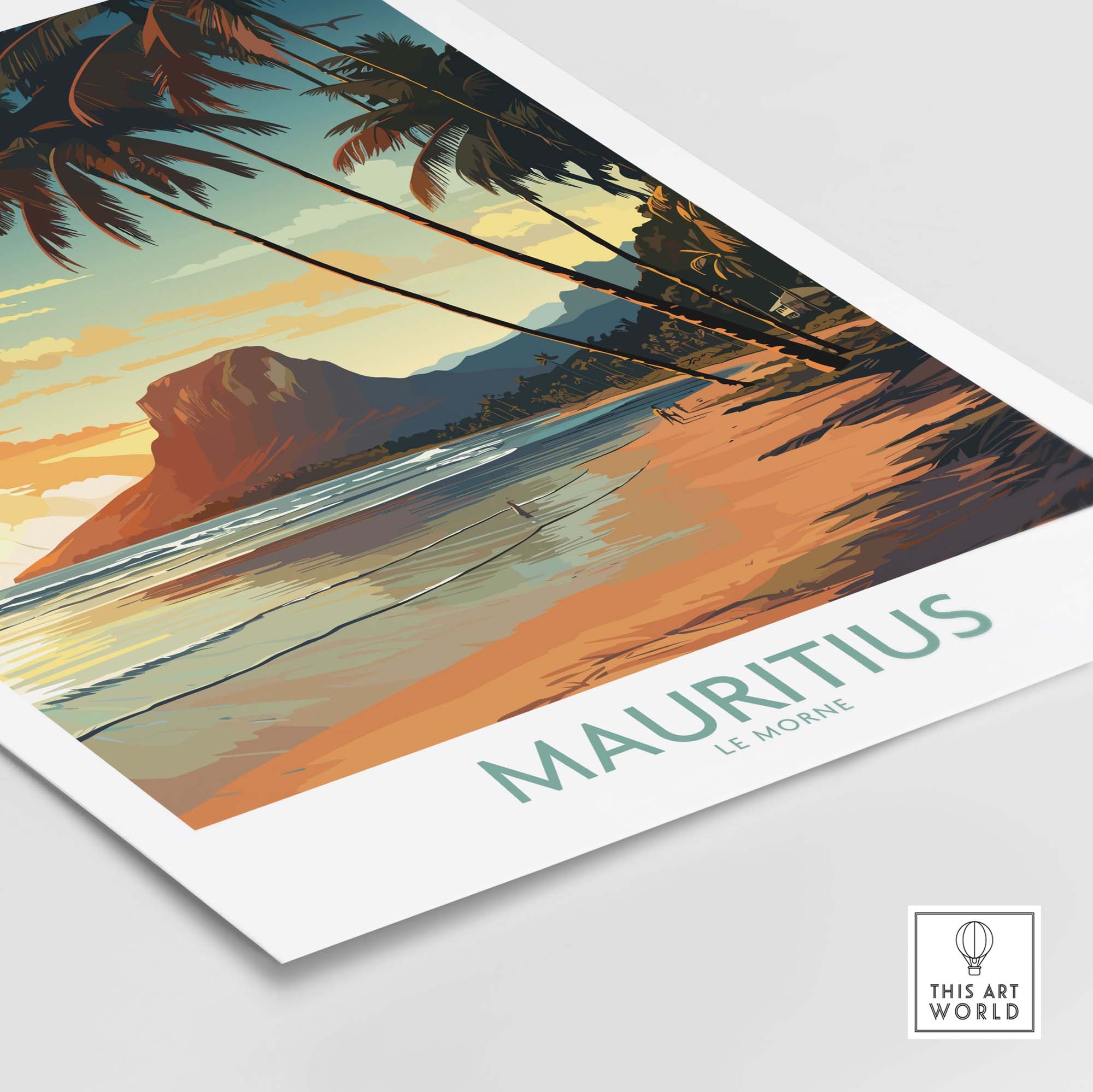 Mauritius Le Morne Print