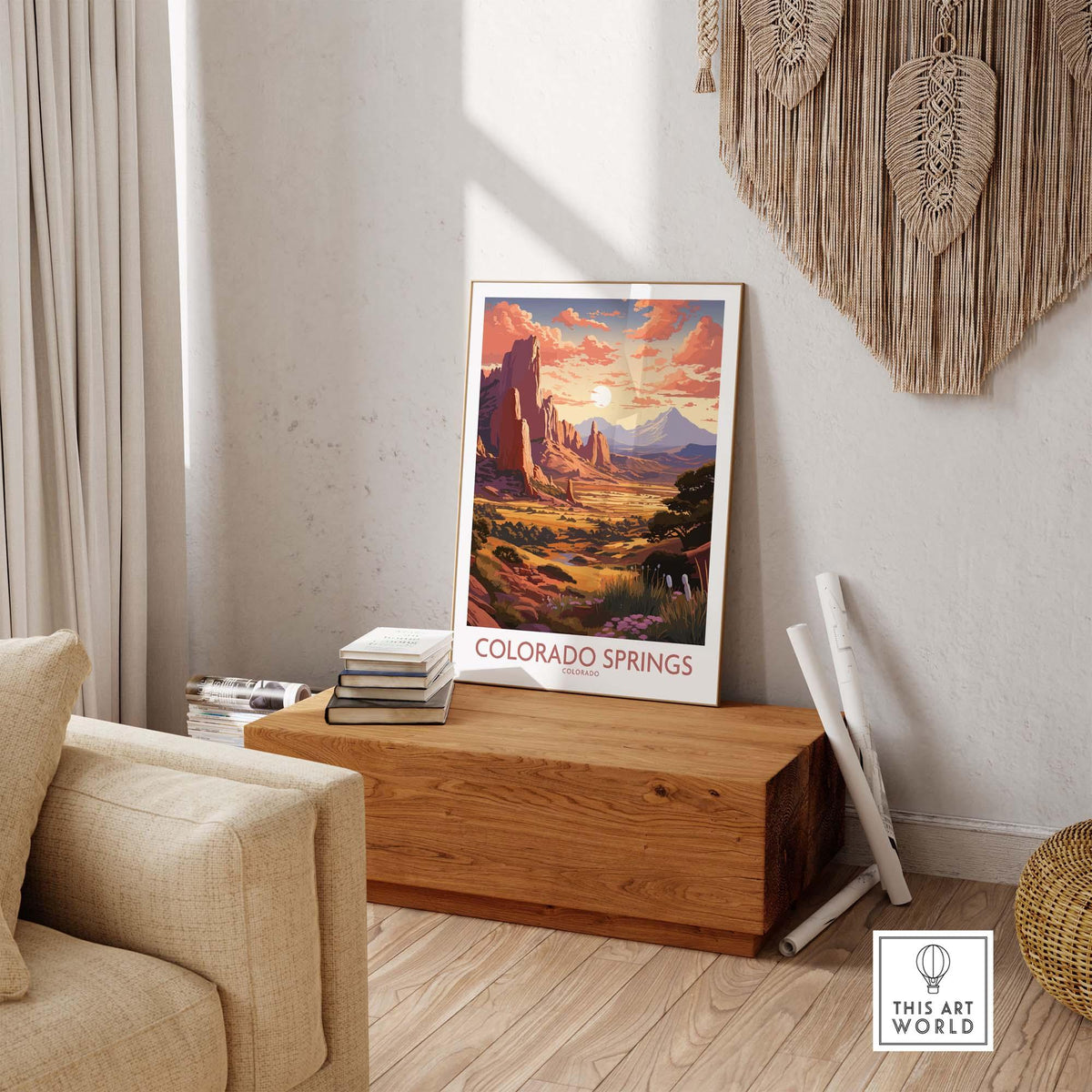 Colorado Springs Wall Art Print
