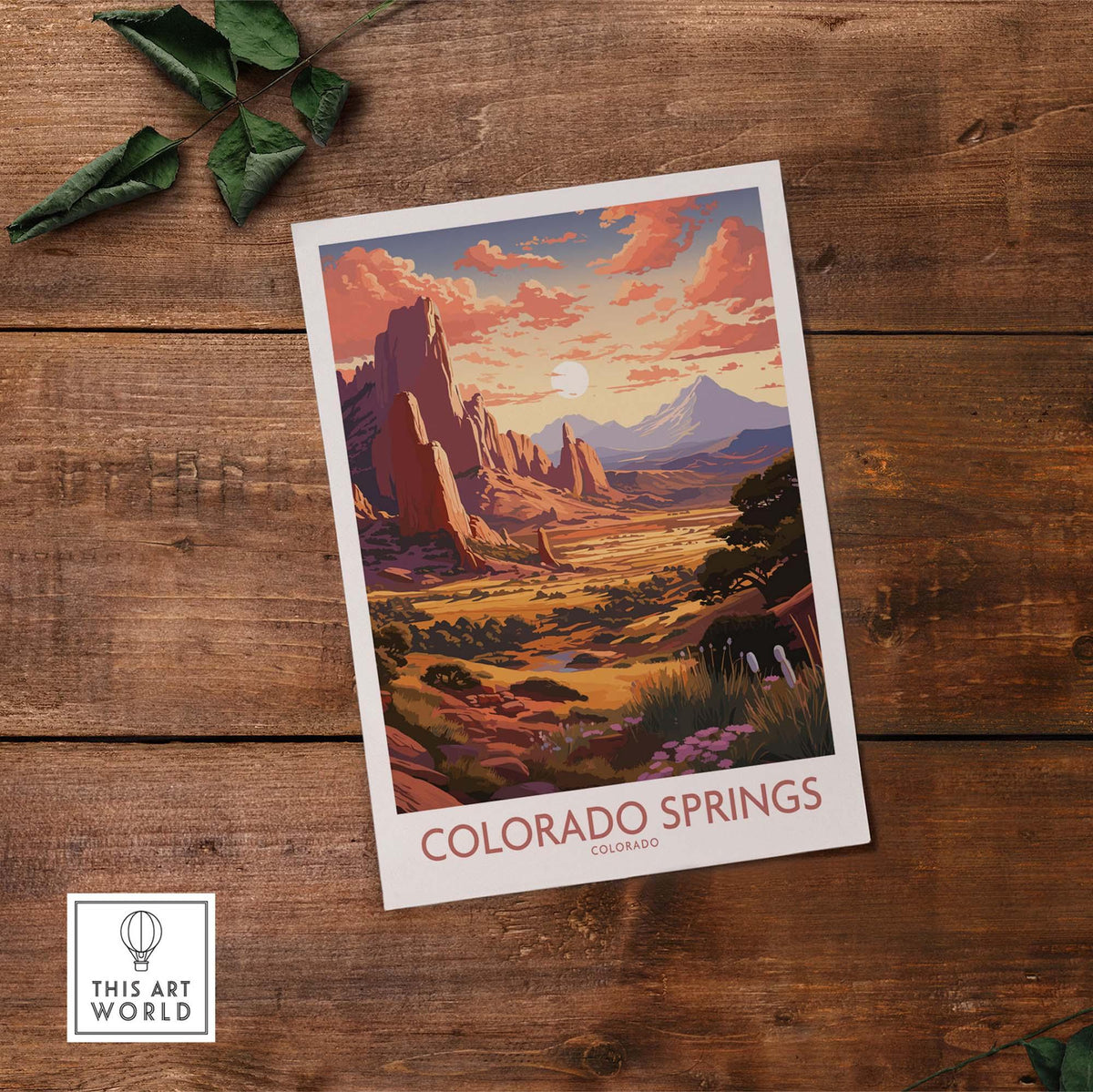 Colorado Springs Wall Art Print