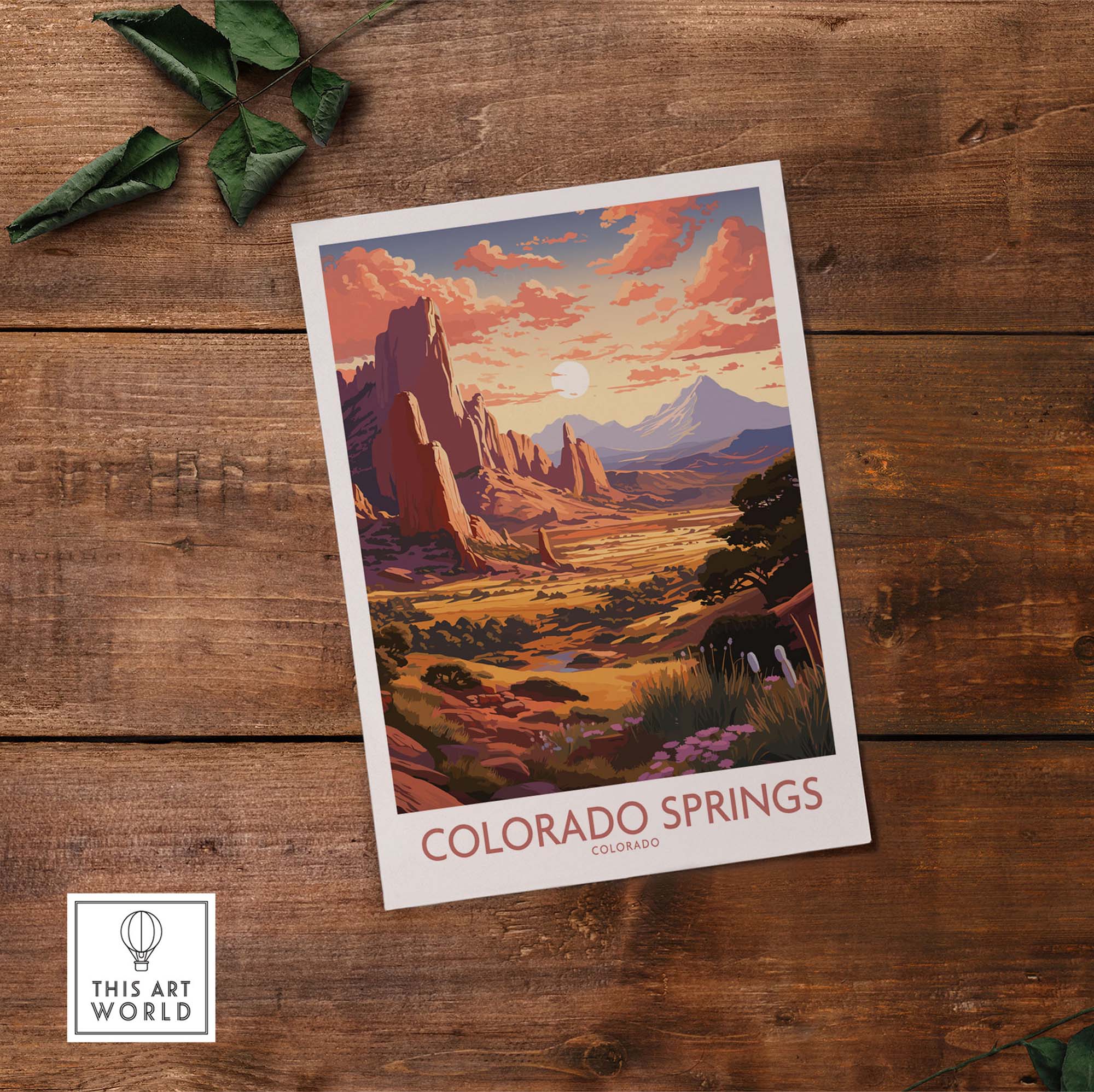 Colorado Springs Wall Art Print
