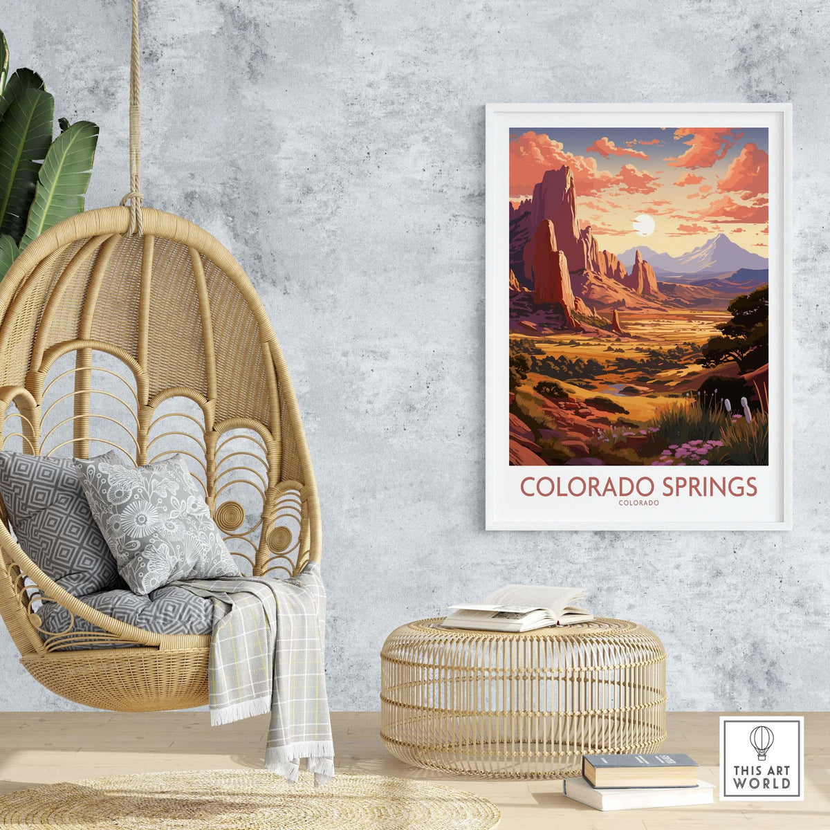 Colorado Springs Wall Art Print