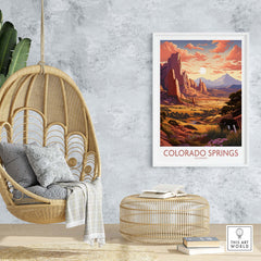 Colorado Springs Wall Art Print