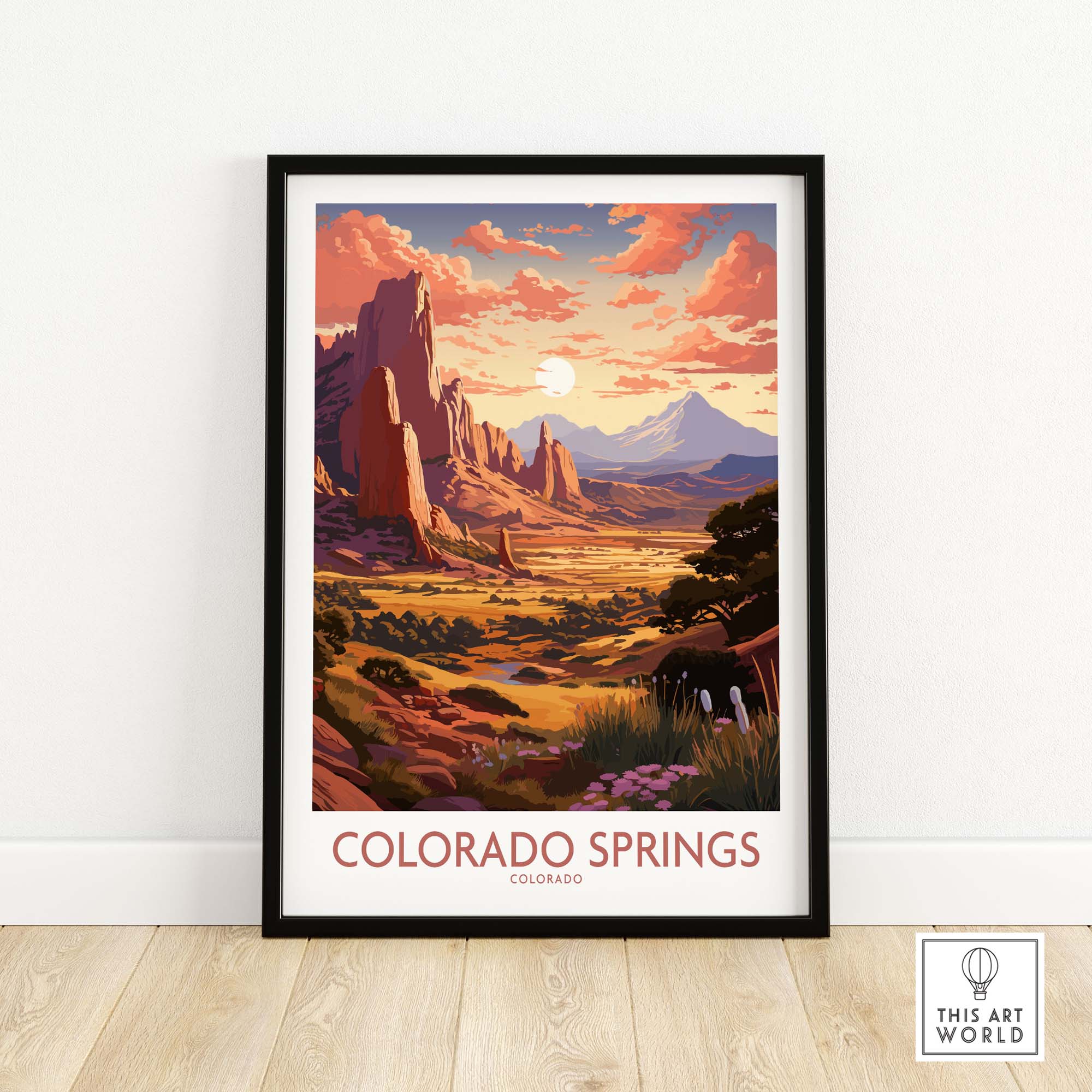 Colorado Springs Wall Art Print