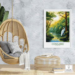 Congaree Print National Park Poster