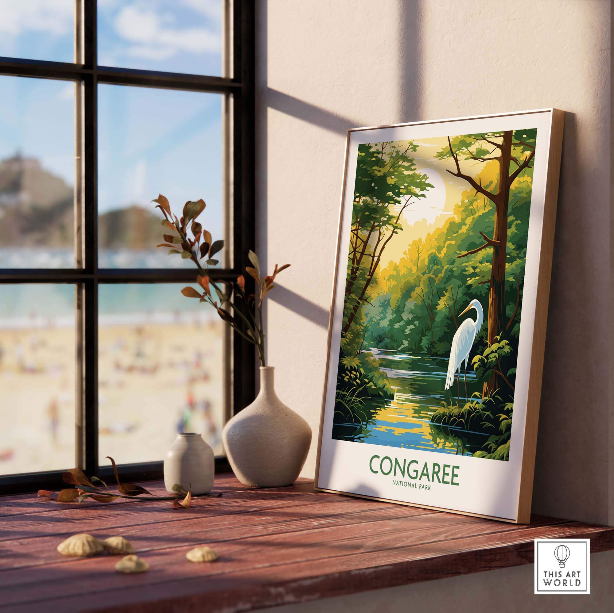 Congaree Print National Park Poster