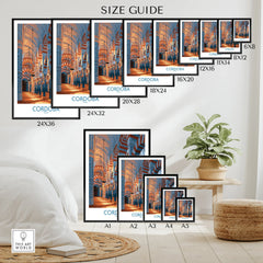 Cordoba Spain Mezquita Wall Art — wall art poster size guide thisartworld