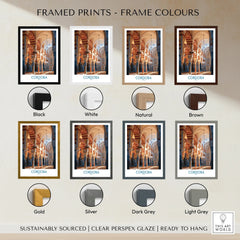 Cordoba Spain Mosque Cathedral Wall Art — framed print colour options