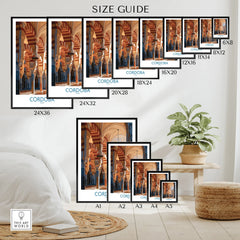 Cordoba Spain Mosque Cathedral Wall Art — wall art poster size guide thisartworld