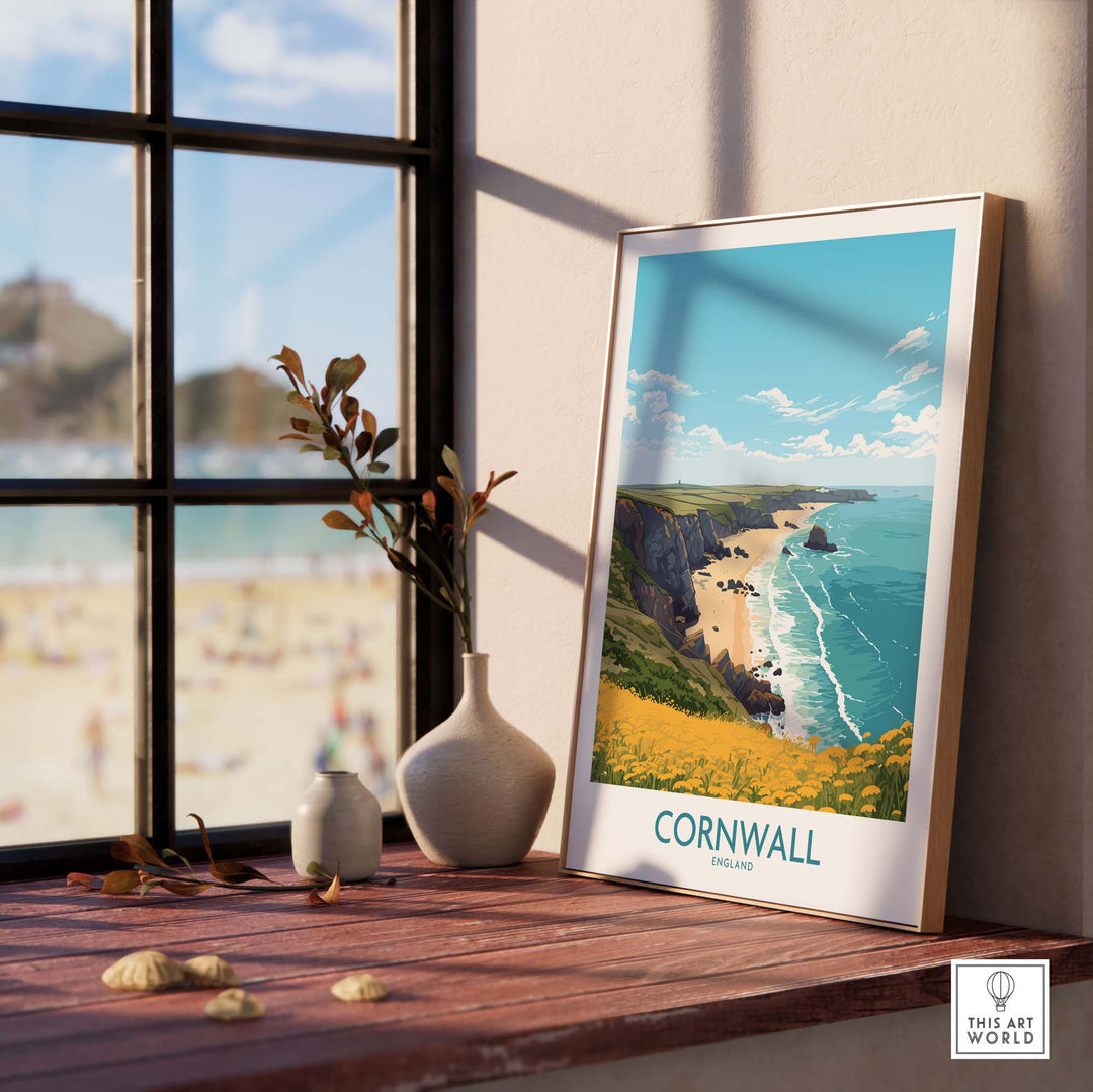 Cornwall Poster | Modern Style