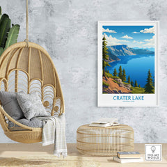 Crater Lake National Park Poster