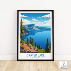 Crater Lake National Park Poster