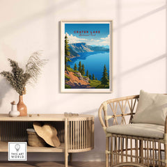Crater Lake Print National Park