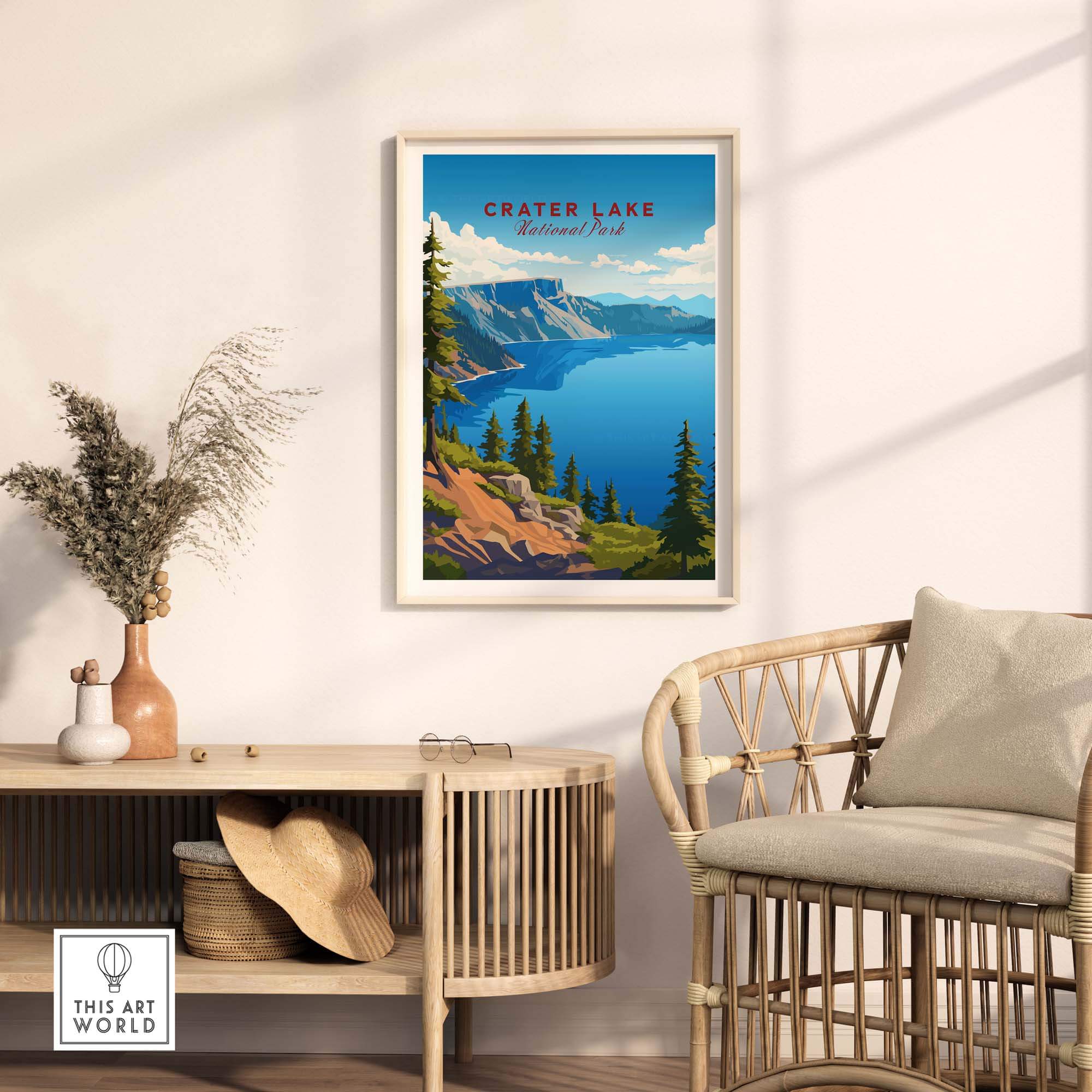 Crater Lake Print National Park