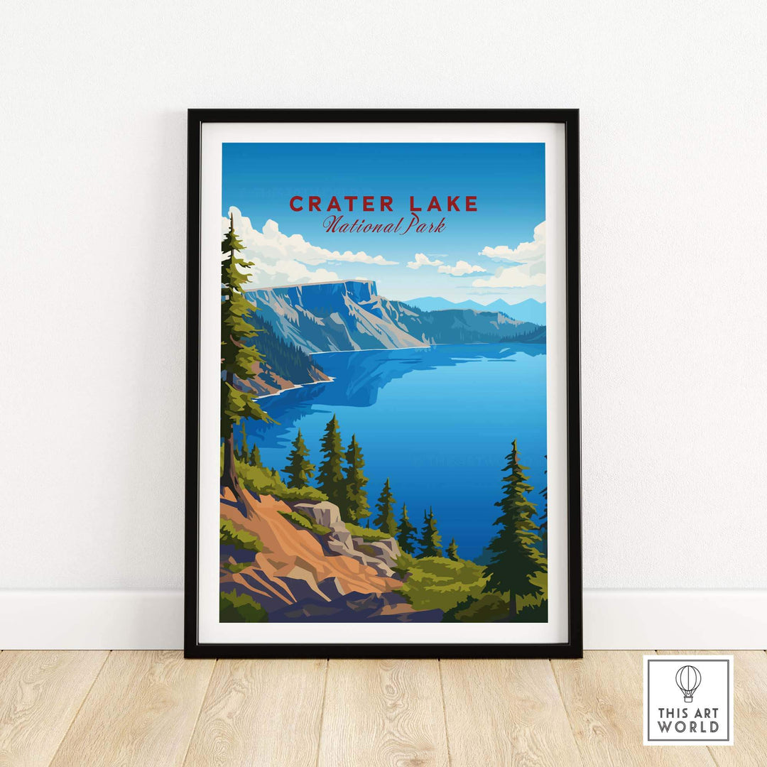 Crater Lake Print National Park