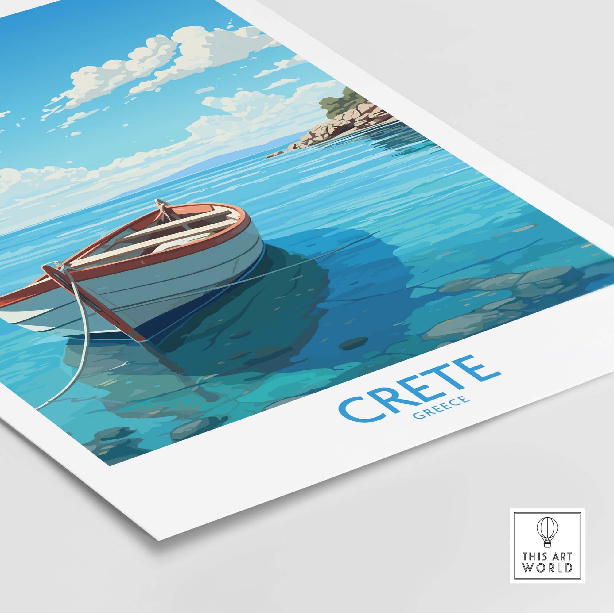 Crete Art Print