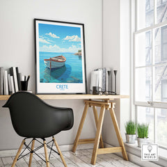 Crete Art Print