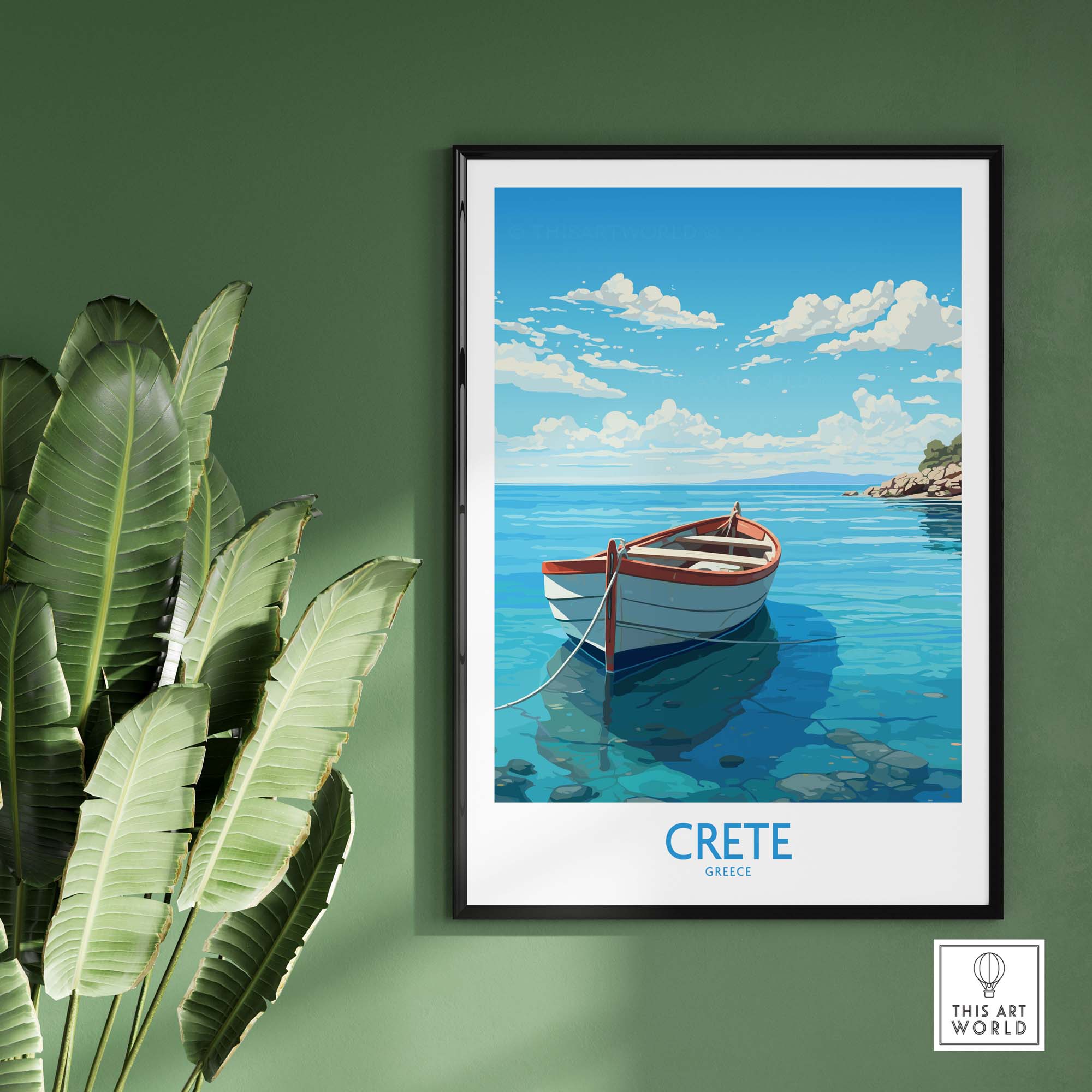 Crete Art Print