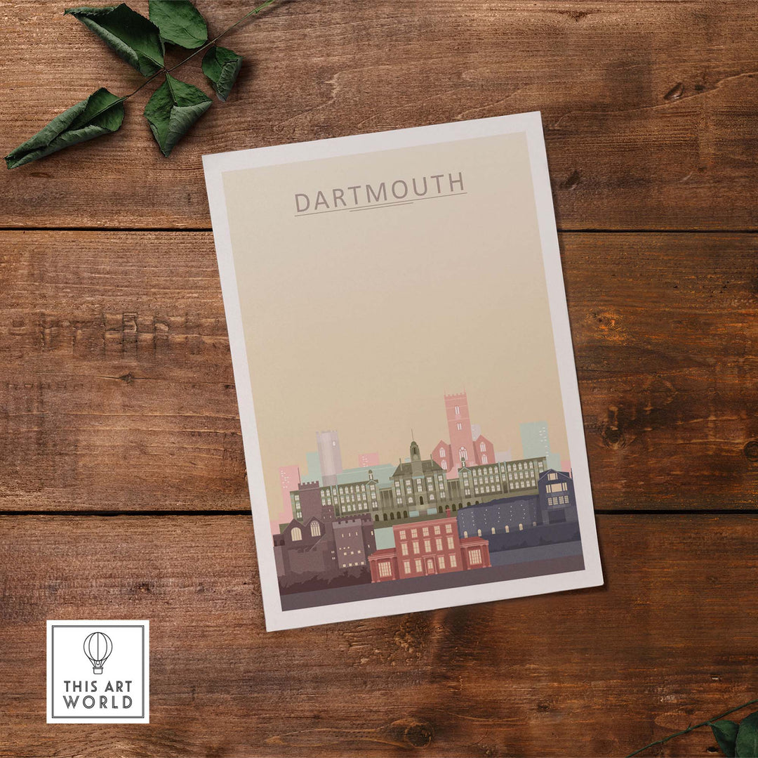 Dartmouth Skyline Print