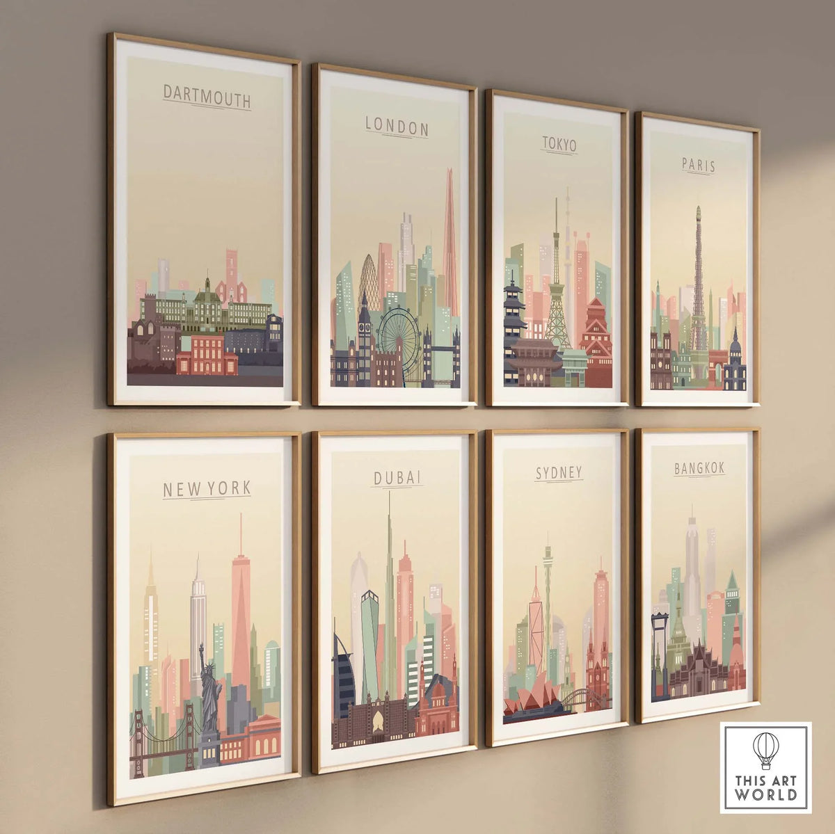 Dartmouth Skyline Print