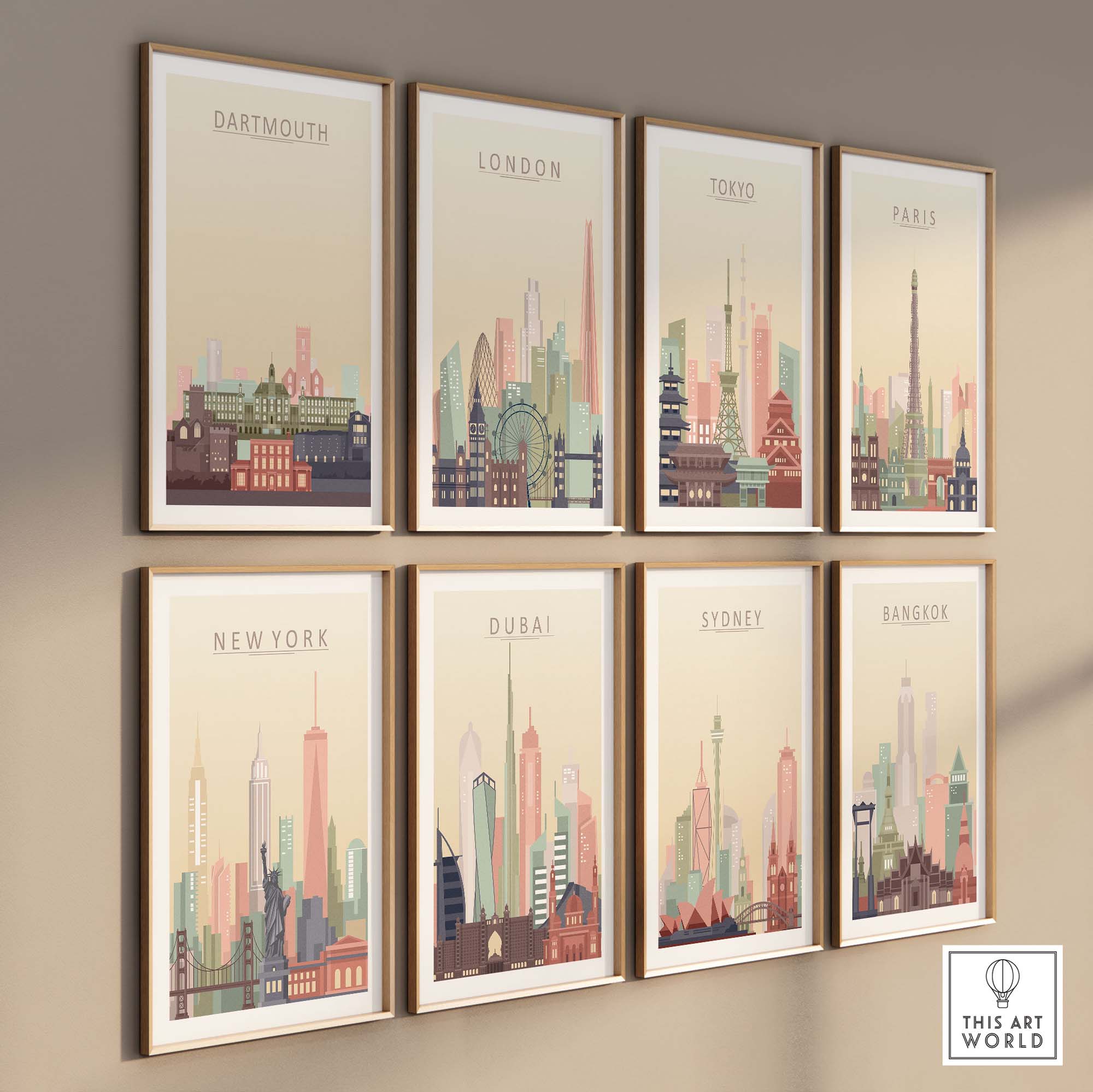Dartmouth Skyline Print