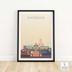 Dartmouth Skyline Print