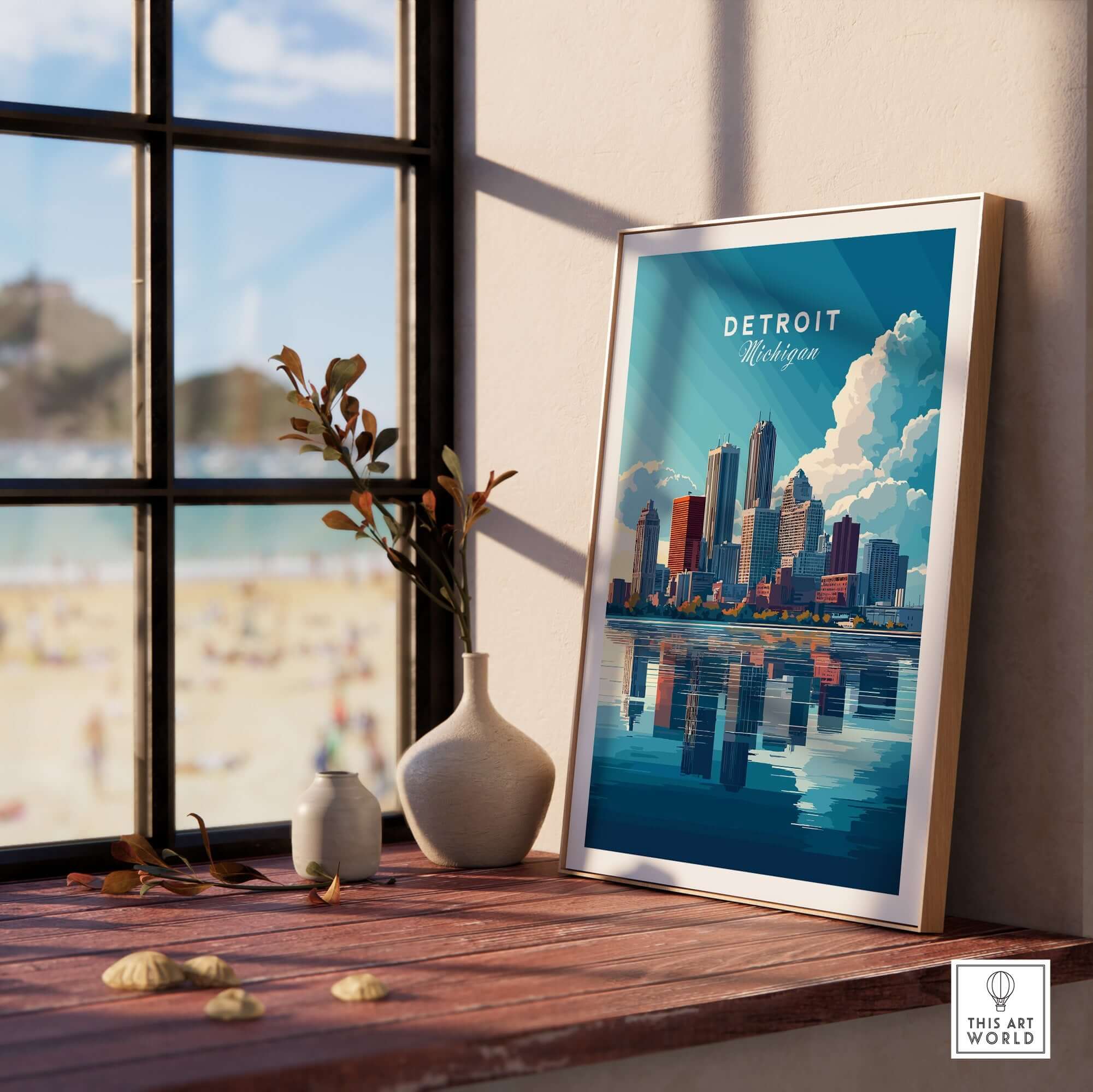 Vibrant Detroit Wall Art | Urban Sophistication – This Art World