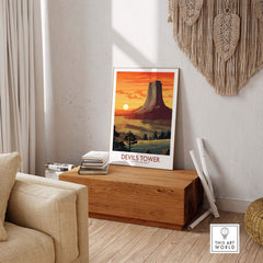Devils Tower Print