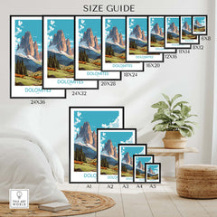 Dolomites Italy Print
