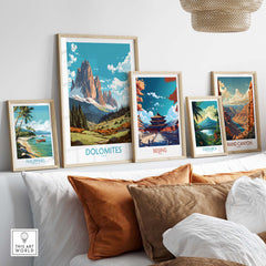 Dolomites Italy Print