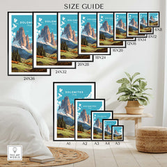 Dolomites Poster