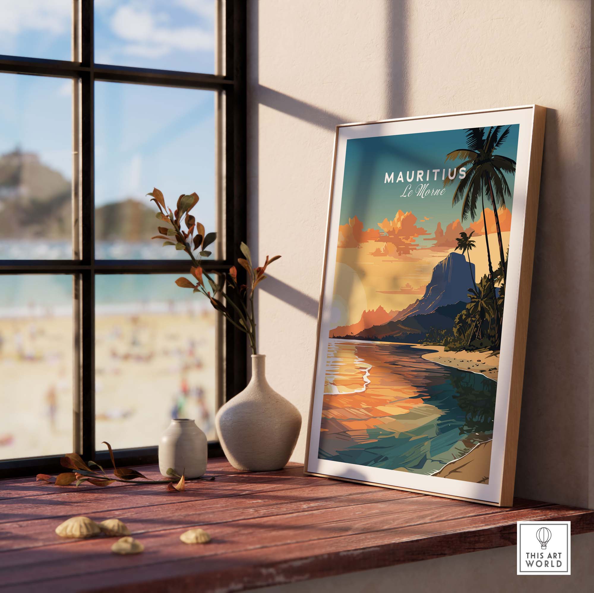 Le Morne Mauritius Poster