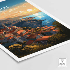 Funchal Madeira Art Print