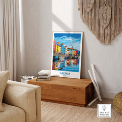 Galway Travel Poster
