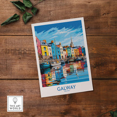 Galway Travel Poster