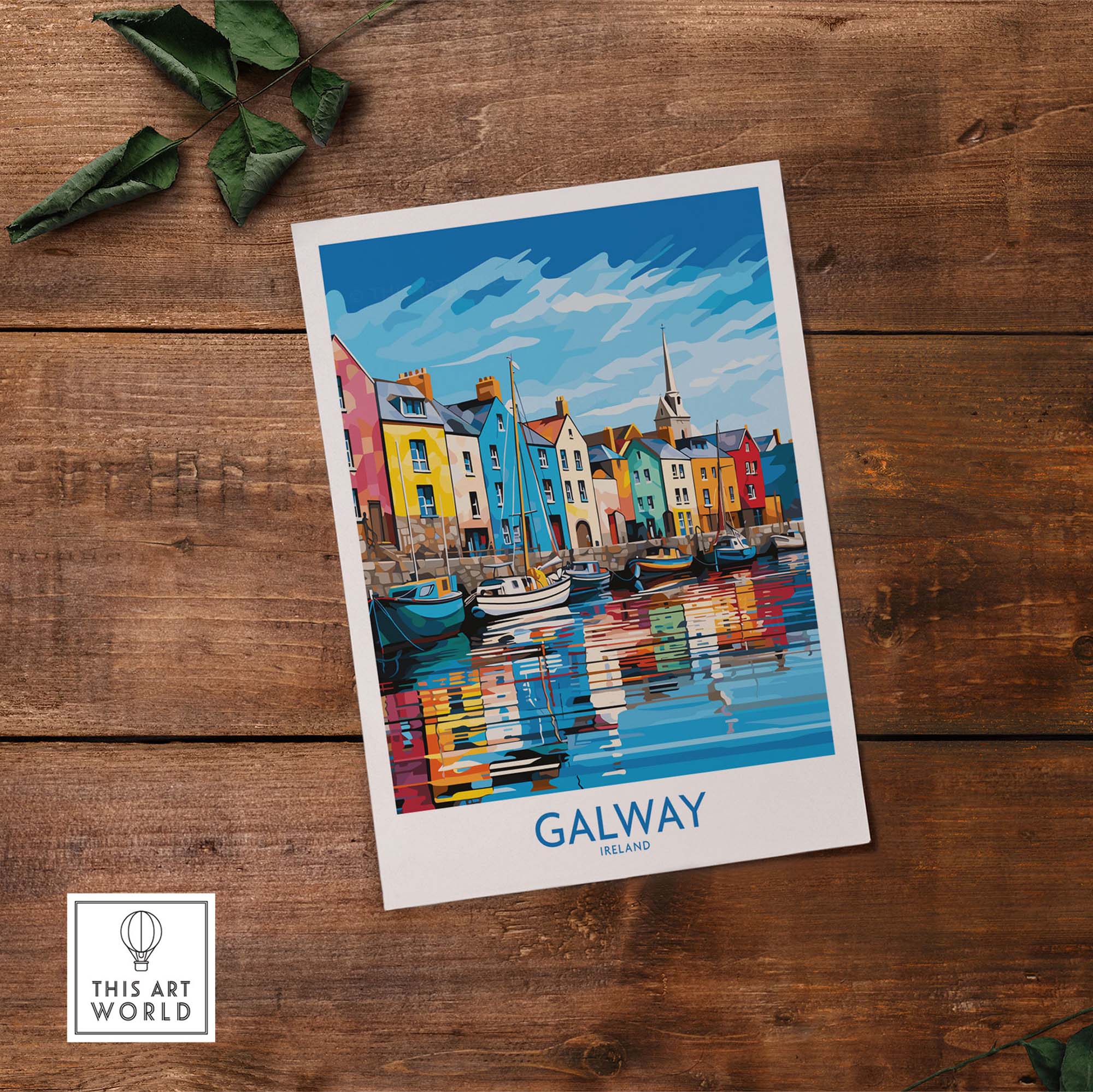 Galway Travel Poster