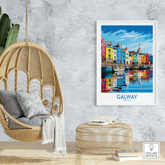 Galway Travel Poster
