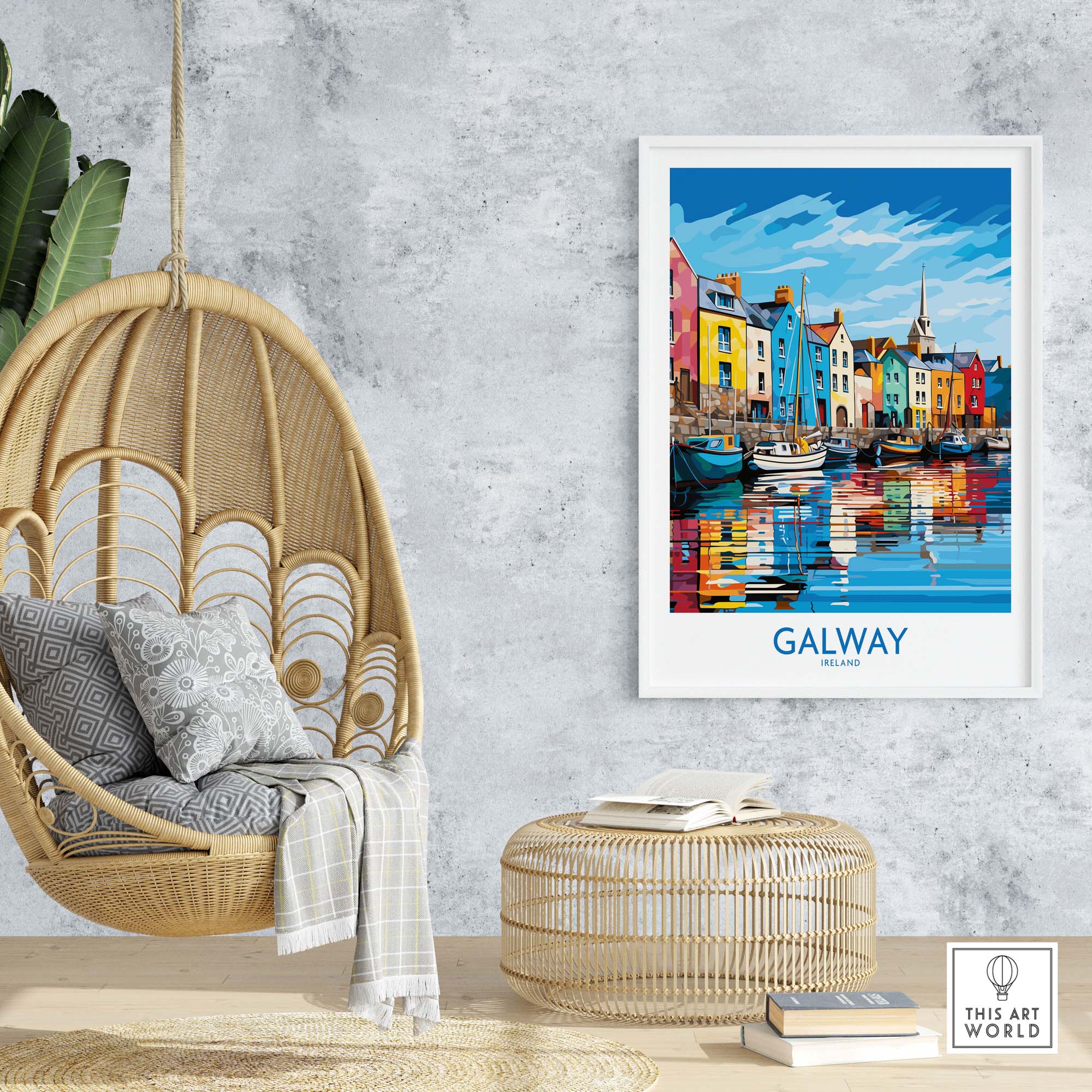 Galway Travel Poster