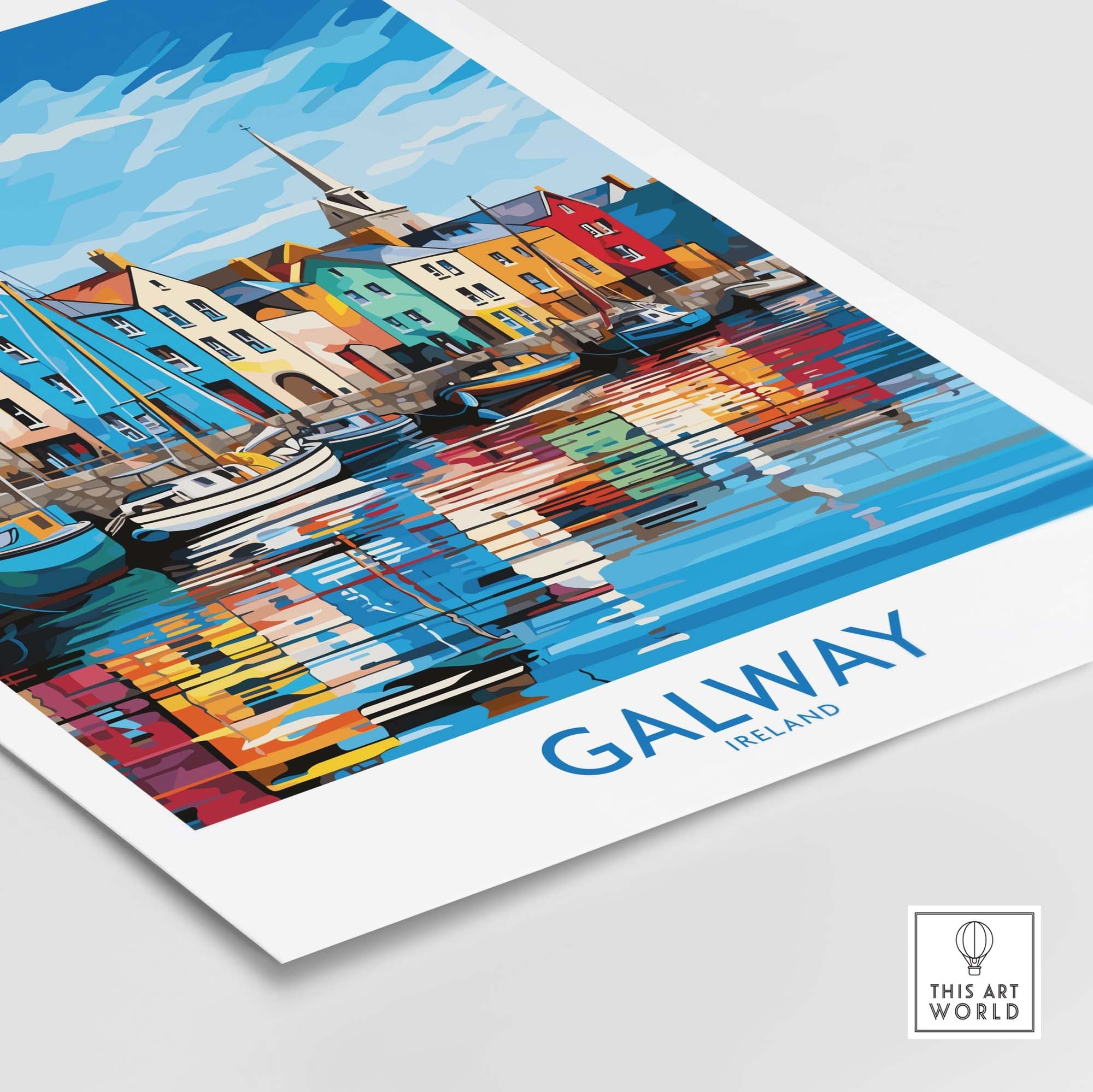 Galway Travel Poster