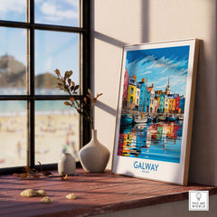 Galway Travel Poster