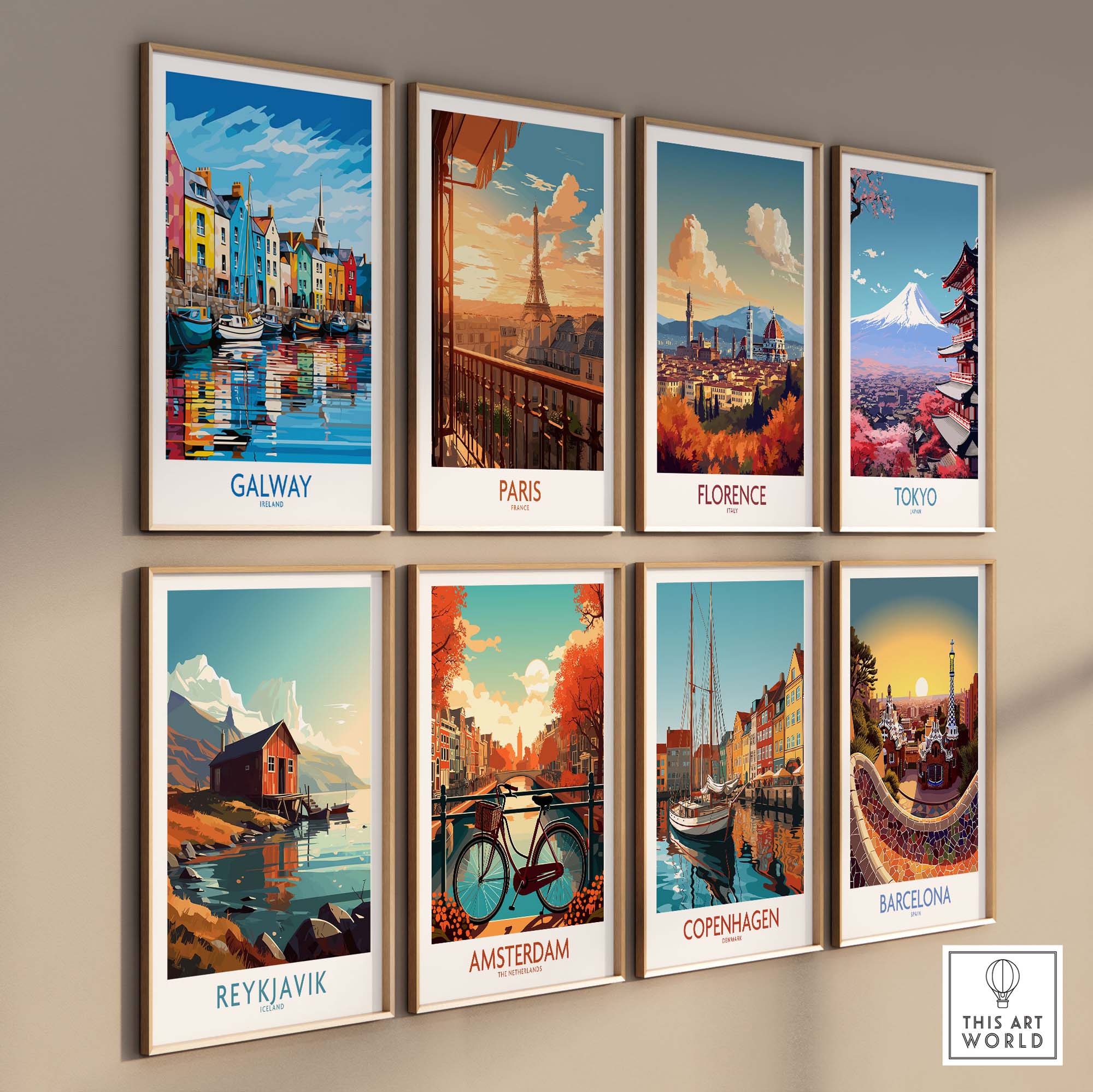 Galway Travel Poster