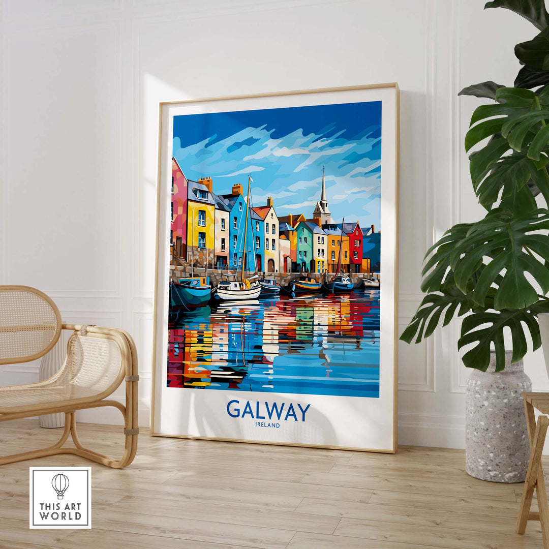 Galway Travel Poster