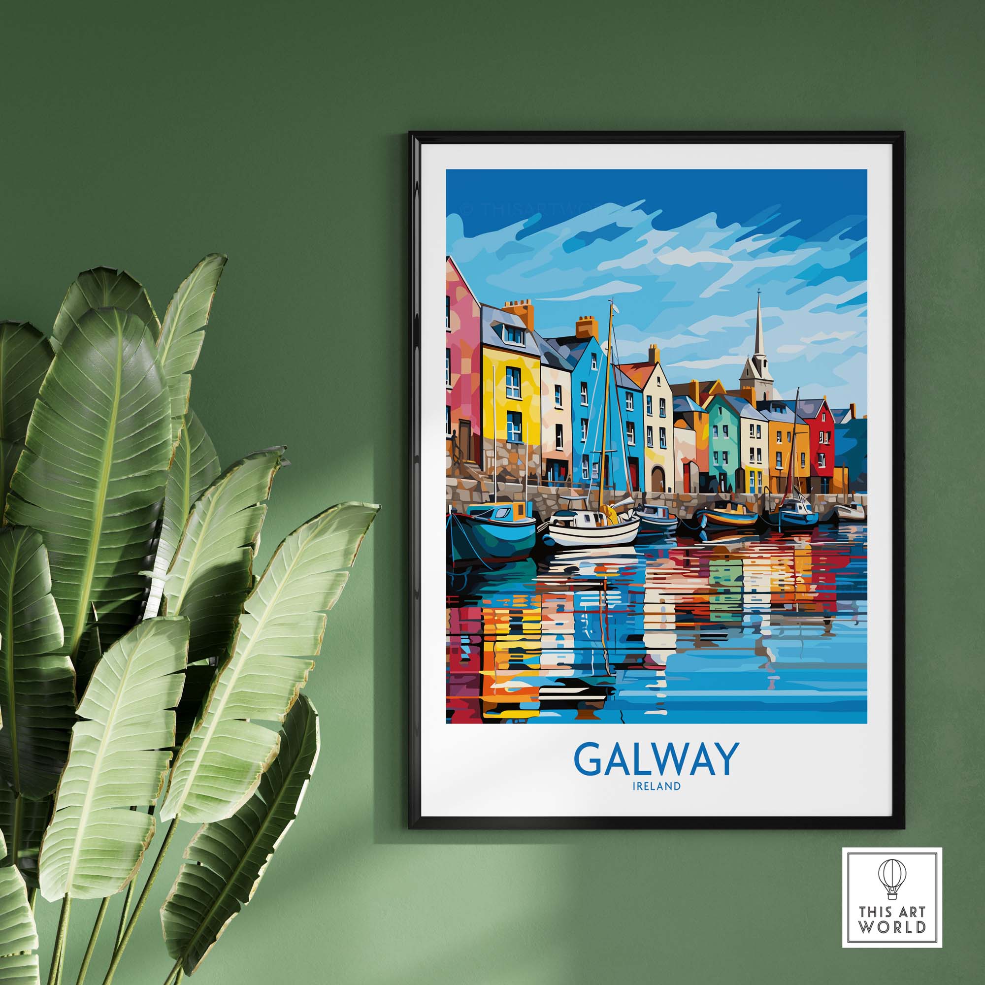 Galway Travel Poster