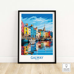 Galway Travel Poster