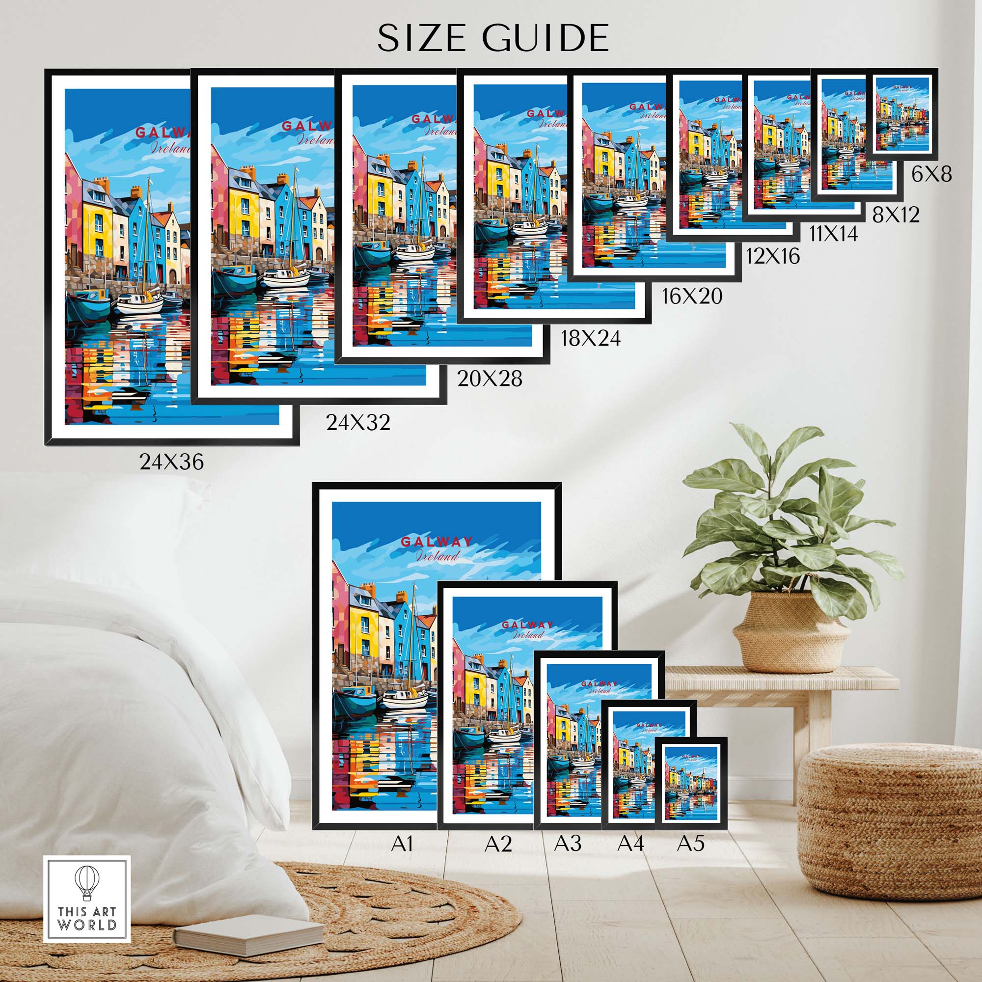 Galway Travel Print