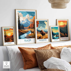 Glacier National Park Montana Poster