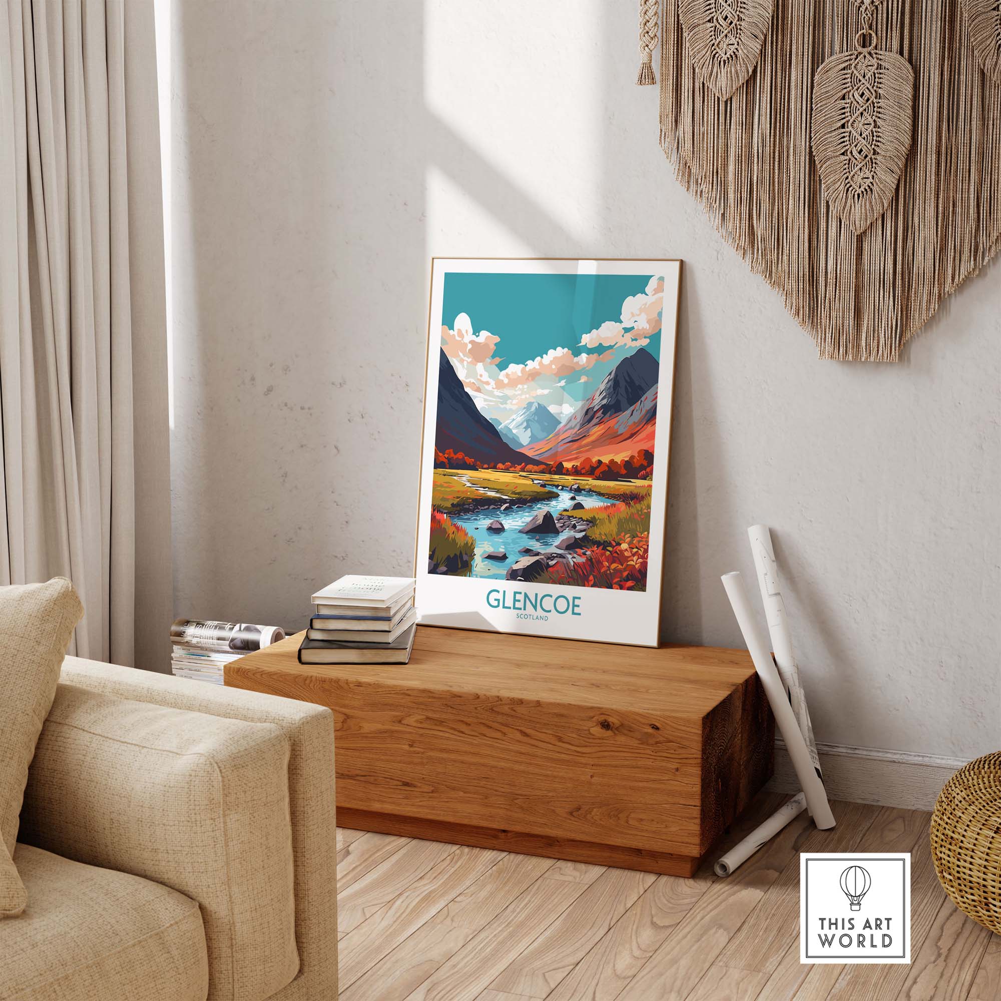 Glencoe Poster Print Modern