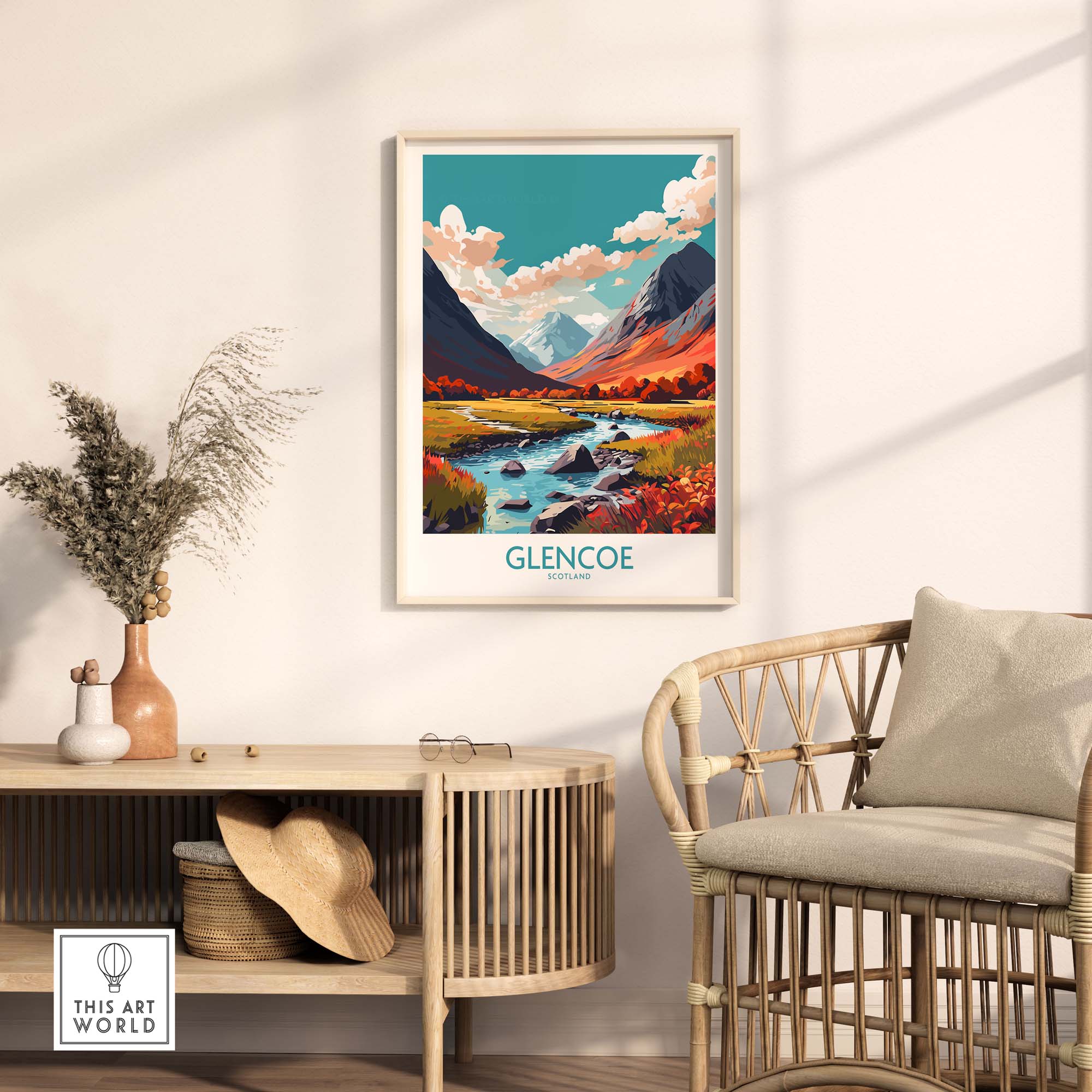 Glencoe Poster Print Modern