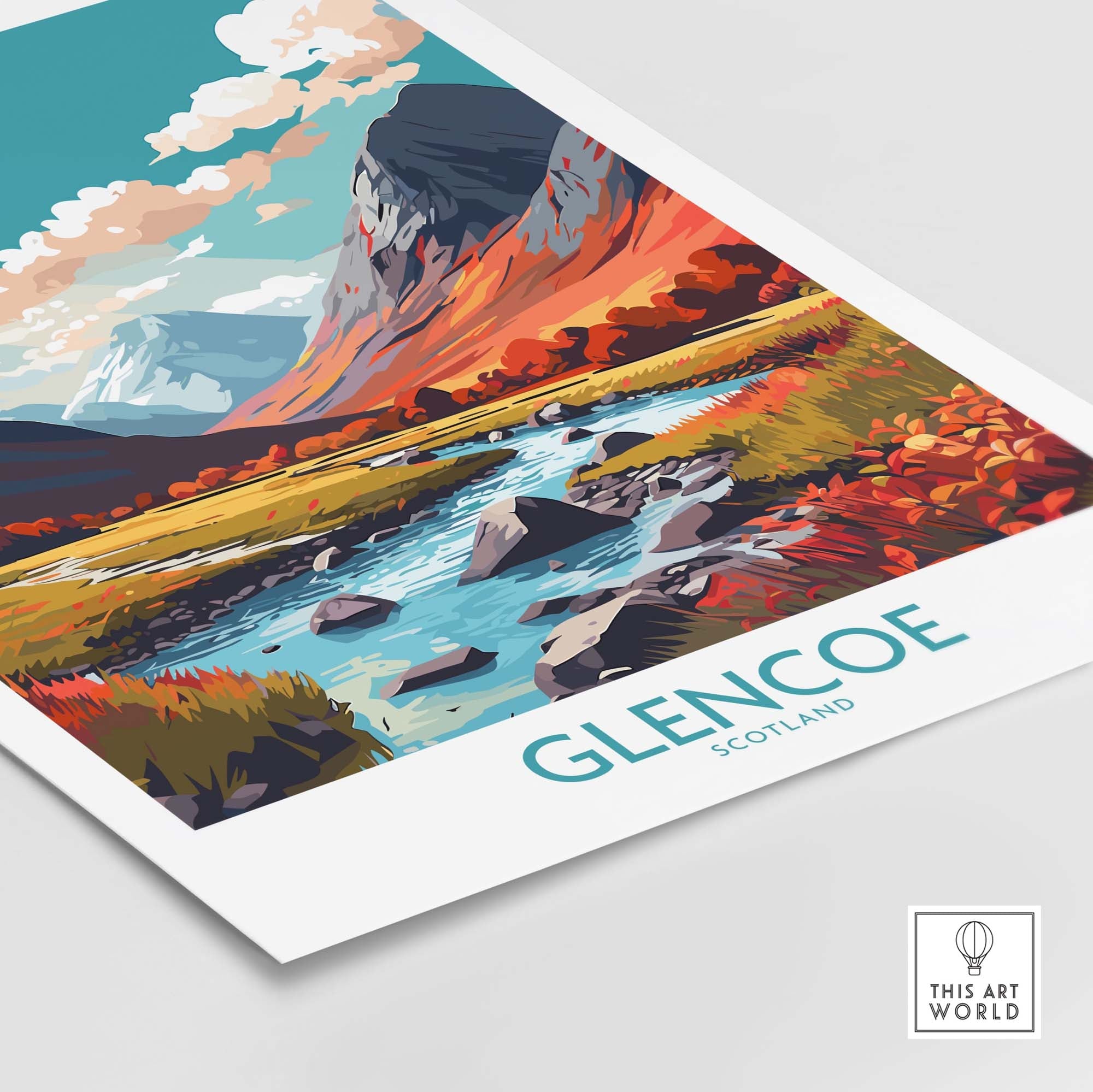 Glencoe Poster Print Modern