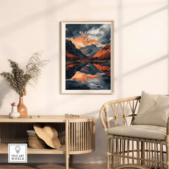 Glencoe Wall Art showcasing the stunning landscape of the Scottish Highlands, adding adventure to any room.